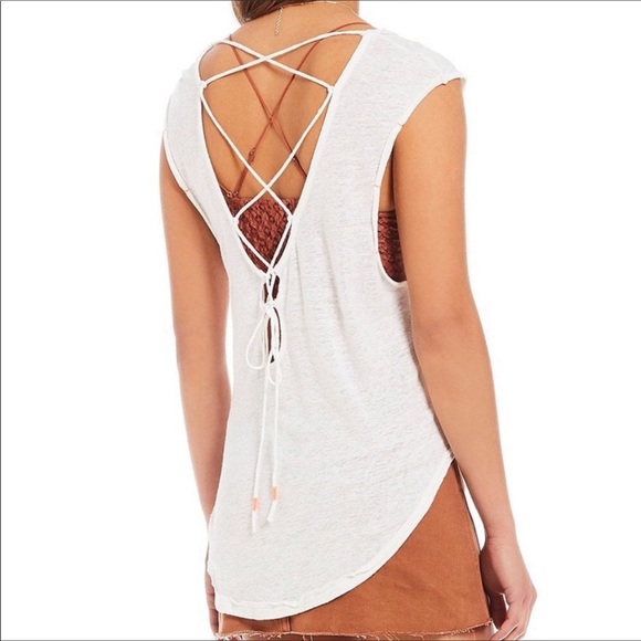 🐦 NWT Free People Flowy Top - Picture 3 of 7